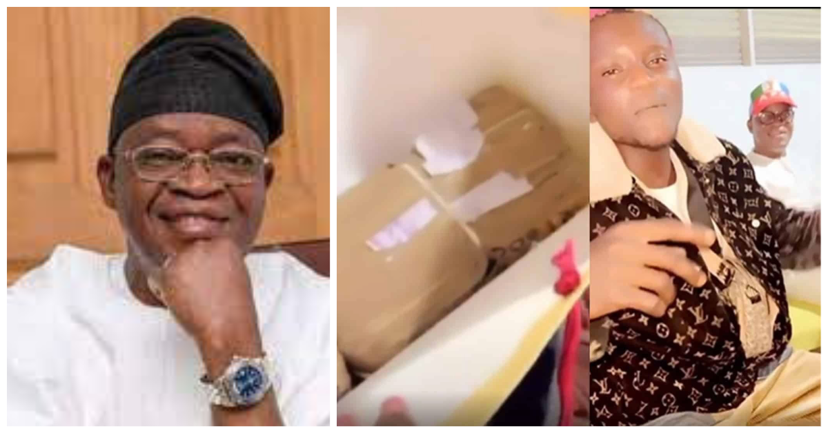 Singer, Portable Shows Off Wads Of Cash He Received After Visiting Governor Gboyega Oyetola Ahead Of Osun State Governorship Election (Video)