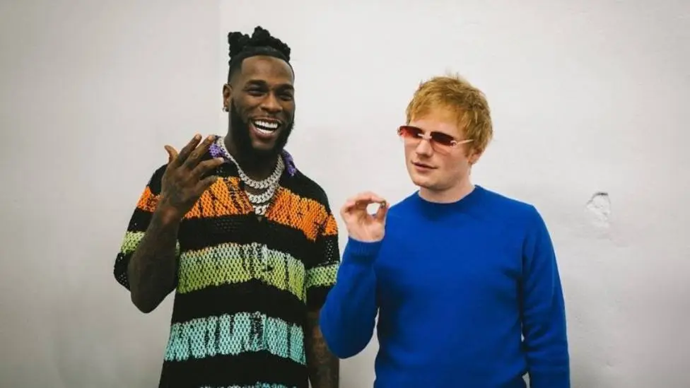 Burna Boy and Ed Sheeran’s ‘For My Hand’ Goes Silver In UK