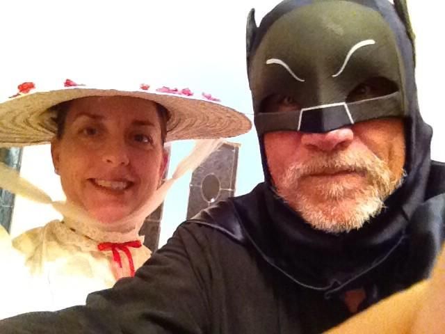 Janet and her husband in halloween costumes - Thrill NG