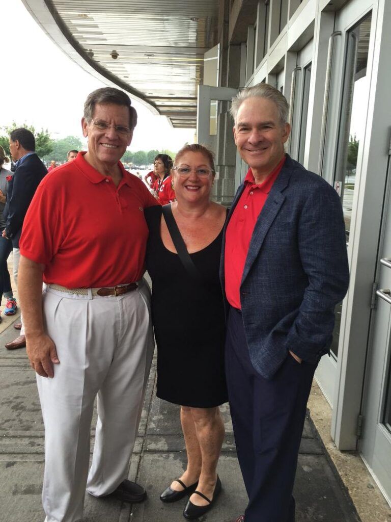 Marilyn Wirtz and her husband Rocky Wirtz with a friend Jay Levine - Thrill NG