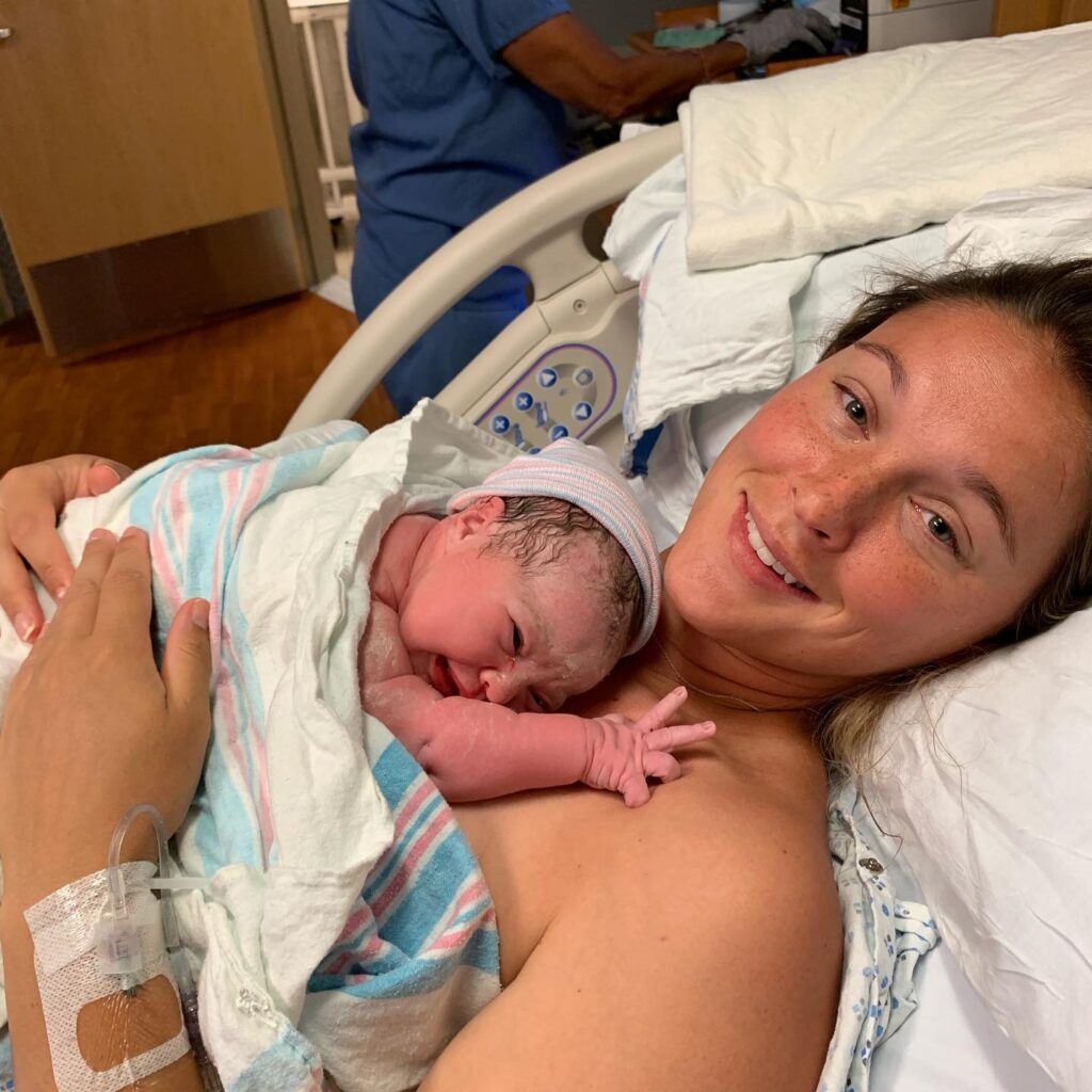 Wyatt Elizabeth Kelce during birth - Thrill NG