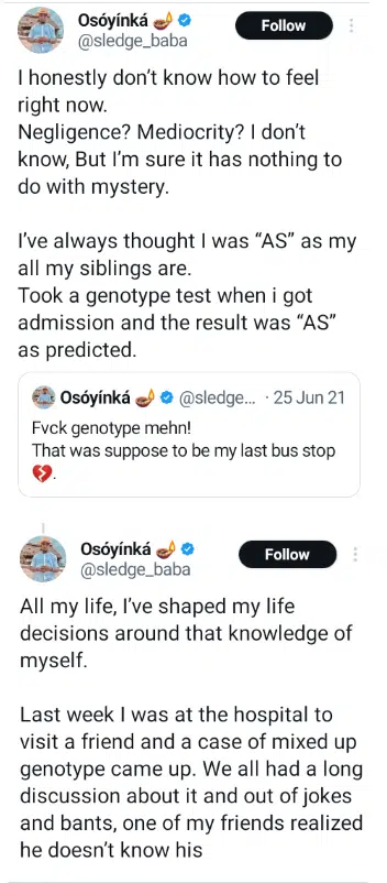 “How I lost a good woman because of wrong genotype result” – Nigerian man recounts