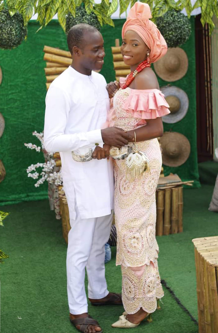 A Nigerian mam, Sam Odeg, has taken to social media to celebrate his wife, Grace, who married him when he had nothing.