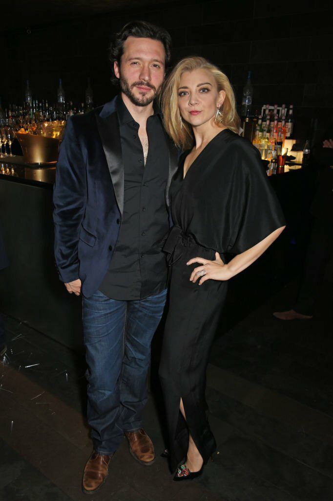 David Oakes and Natalie Dormer attend the press night after party for Venus In Fur - Thrill NG