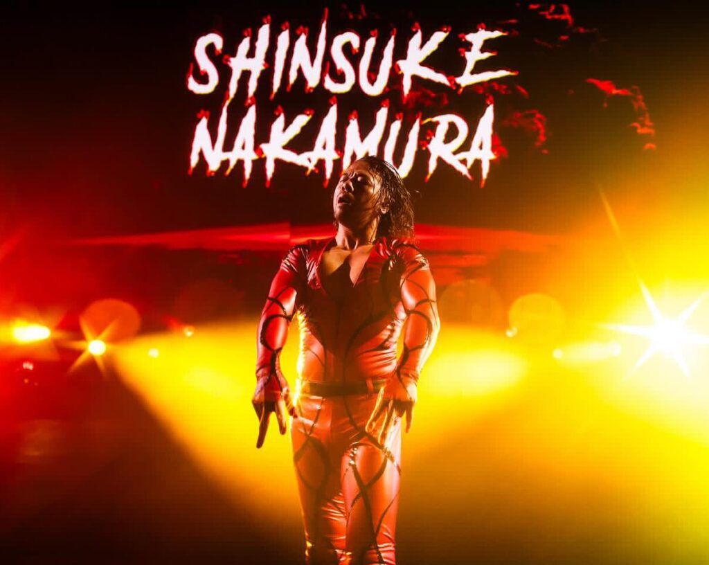 Shinsuke Nakamura Making His Entrance in Wrestling