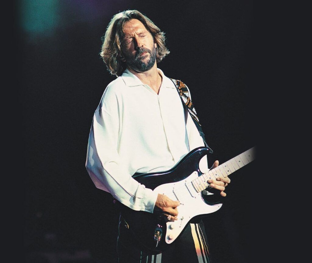 Eric Clapton with his Fender Stratocaster - Thrill NG